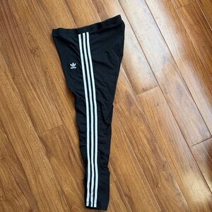 Adidas Black 3-Stripes leggings